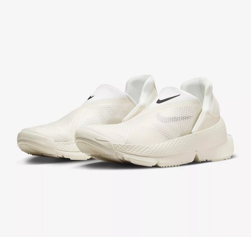 Nike Go FlyEase Ivory/Platinum Women's 8 / Men's 6.5 (DR5540-105) - Picture 3 of 5