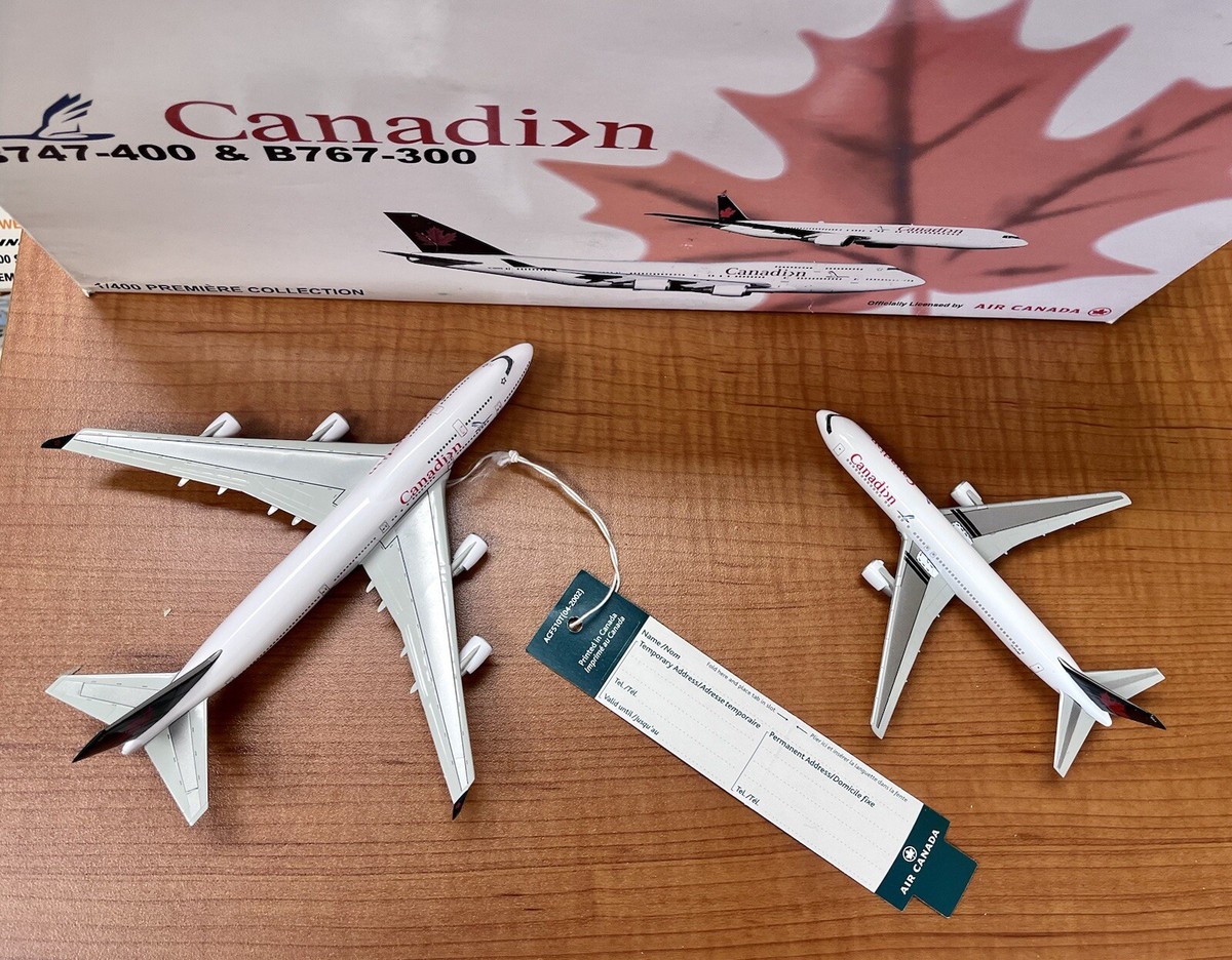 未展示品　 ドラゴンウィングス BOEING 747-400 1/400 Canadian Airlines Boeing 747 & 767 Set Dragon Wings 1:400