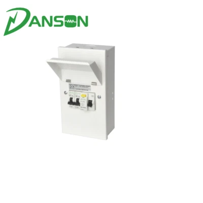 Metal Garage 2 Way Consumer Unit Amendment 3 inc. 63A RCD & 6A+32A MCB Fitted