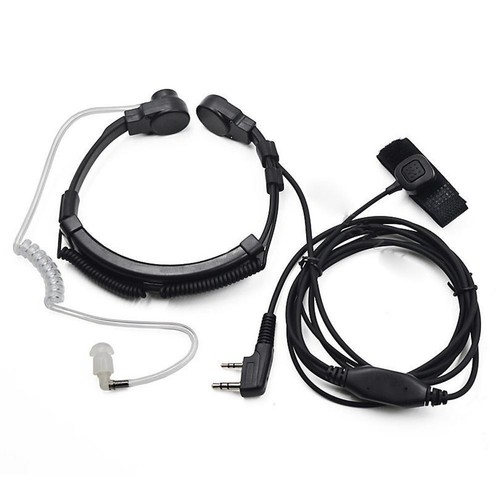Adjustable Size 12-15" Throat Mic Headset For Baofeng UV5R 888S UV82 UV-B6 UV8D - Picture 4 of 10
