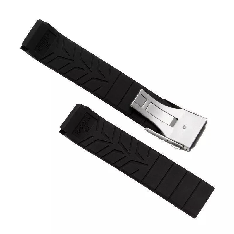 Correa de reloj de silicona de goma 21 mm para TISSOT T-RACE T048-417A + Herramientas Foto 3 de 4