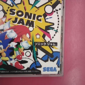 SEGA Sonic Jam Sega Saturn Game with Manual & Label, Box Crack, Used