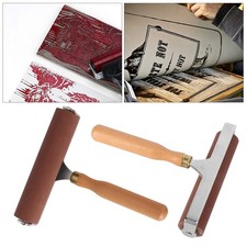 15cm Brayer Soft Flexible Sturdy Elastic Rubber Roller For Printmaking Scrap