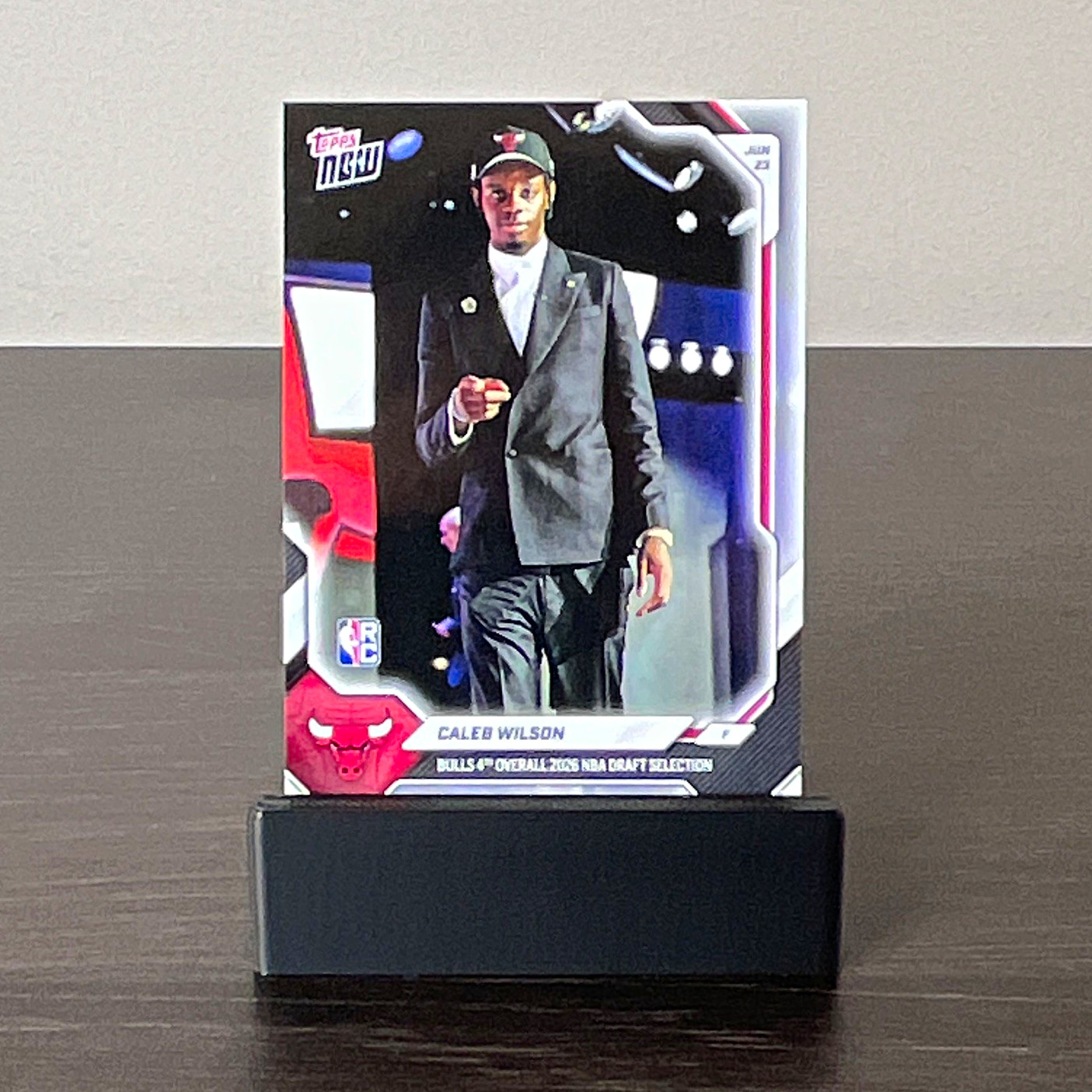 Topps Now 2026 Caleb Wilson Chicago Bulls #CWIL (Rookie) NBA Draft