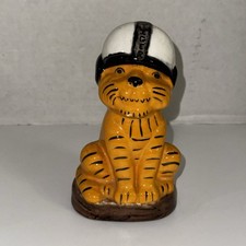 Vintage Tiger Mascot Figurine Football Helmet...