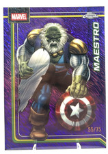 2026 Topps Chrome Marvel Maestro Purple Shimmer Refractor /75 #133 NM