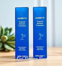 2 Harry's Men's Targeted Blemish Treatment Gel Cream with Wintergreen Extract .5