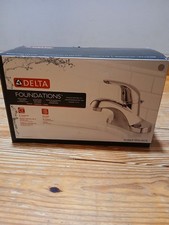 Delta B510LF-PPU-ECO Foundations Single-Handle Centerset Bathroom Faucet Chrome