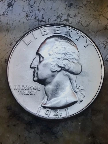 1941 P Washington Quarter Gem BU