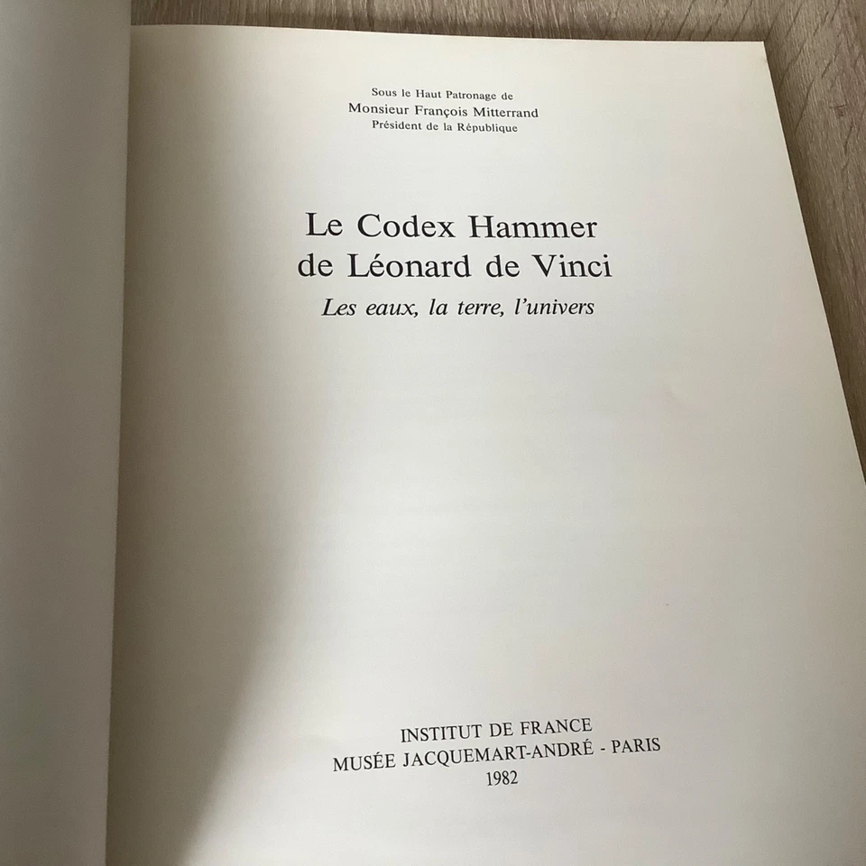 Le codex Hammer de Léonard de Vinci-Catalogue de J.Roberts. - Photo 2/4
