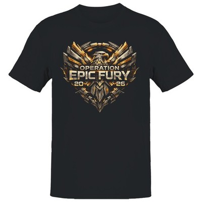 Operation Epic 2026 Eagle Emblem Men's T-shirt