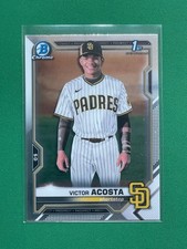 2021 Bowman Chrome Prospects #BCP-151 Victor Acosta 1st Bowman Chrome