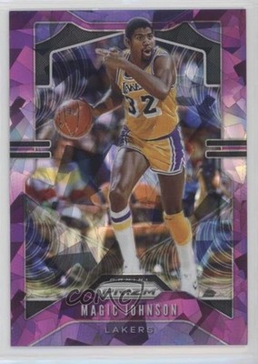 2019-20 Panini Prizm Purple Ice Prizm 41/149 Magic Johnson #25 HOF ib1