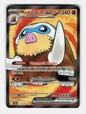 Mamoswine ex 174/159 Ultra Rare Journey Together Pokemon Holo Near Mint