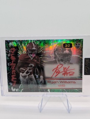 2024 Wild Card SMASHING INSERT- Ryan Williams Auto 2/2 JERSEY MATCH
