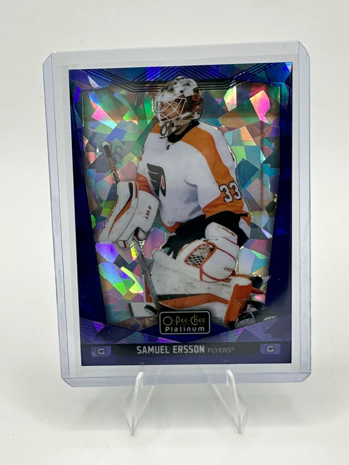Samuel Ersson 2024-25 O-Pee-Chee Platinum Blue Fragments /125 #141