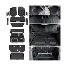Floor Mats Set for 2018-2026 Honda Odyssey, All Weather TPE Backrest Mat Trun...