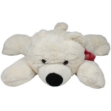 Kuschelwuschel XL Eisbär mit Schal, liegend Kuscheltier 40cm Gebraucht
