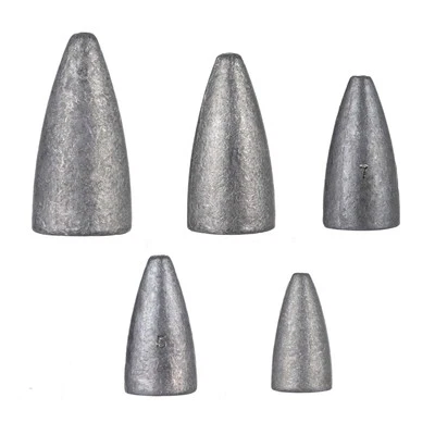 Bullet Blei Finess Gewichte Texas Carolina Rig 3,5-14g Blei 5STK Zite Fishing