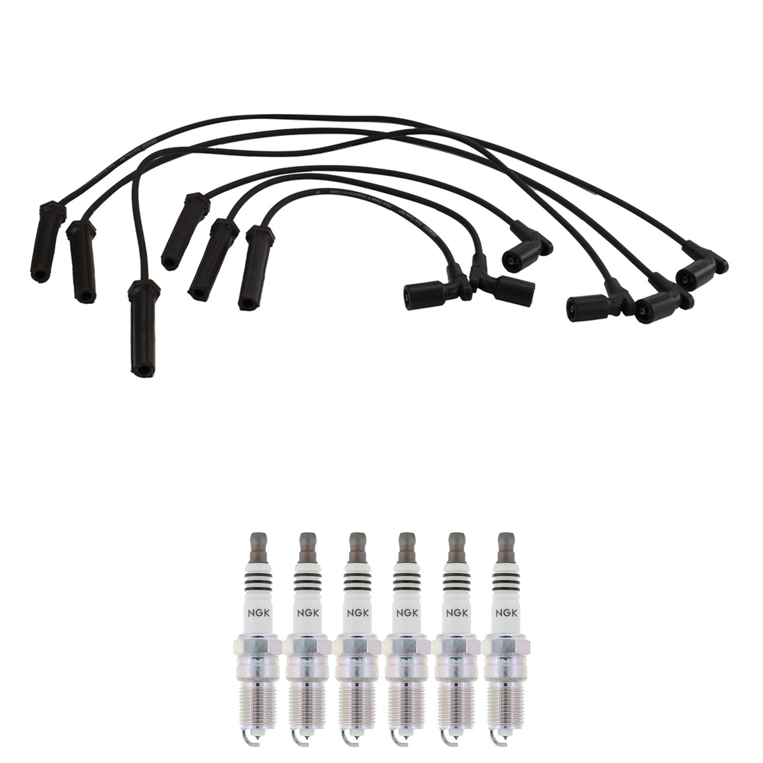 Denso Ignition Wires and NGK Spark Plugs Kit for Saturn Aura Relay Vue V6