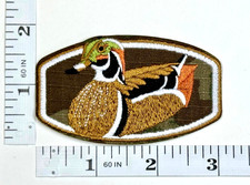 Embroidered Patch -Iron-on - Camo - Wood Duck - Nice Detail - Outdoors - Hunting