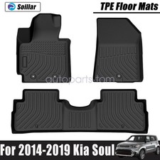 1st 2nd Row Floor Mats Liner Cover Set For 2016 2017 Kia Soul Tpe Anti-slip 1st 2nd Row Floor Mats Liner Cover Set For 2016 2017 Kia Soul Tpe Anti-slip