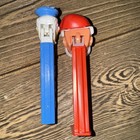 Vintage PEZ Dispensers: No-Feet Donald Duck & Santa w/Feet Blue/Red Stems Lot! — photo 6