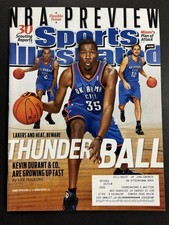 Sports Illustrated October 25 2010 Kevin Durant NBA Preview OKC Thunder