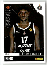 Panini 2025-26 Euroleague Sticker No. 311 Isaac Bonga