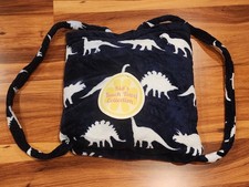Backpack Beach Towel Kids Blue with Dinosaurs Beach Towel for Boys Girls