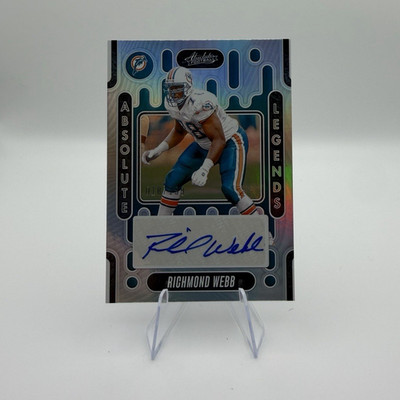 2024 Panini Absolute Legends Signatures Richmond Webb ALS-RWB /199