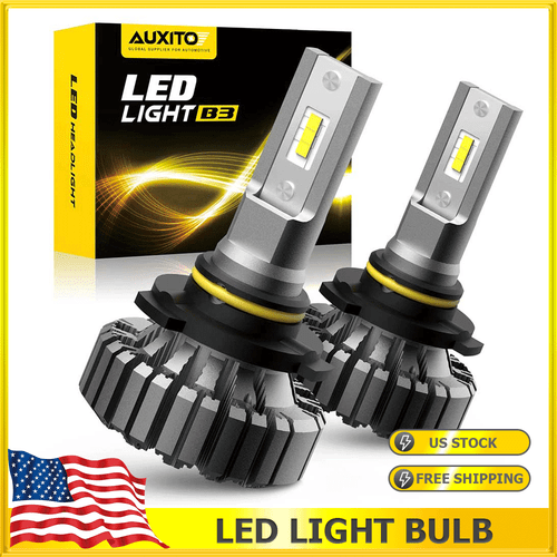 AUXITO 9006 LED Headlight Bulbs Conversion Kit Low Beam 6500K Xenon White CANBUS - Picture 1 of 10
