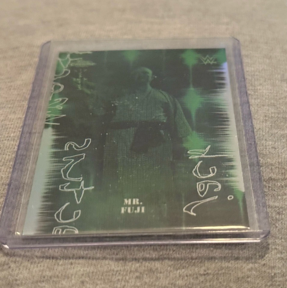 Topps Chrome 2025 WWE Cactus Jack KON-53 Mr. Fuji, Legend Case Hit SSP - Image 2 of 4