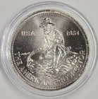 1984 1oz .999 Silver Engelhard Prospector Round in a Capsule