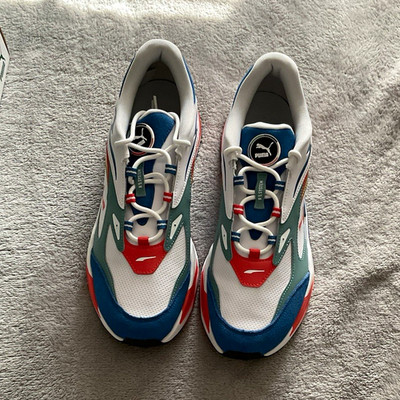 PUMA RS-FAST Go For Colorblock Mesh Low Top Lace Up 385796-01 Men s