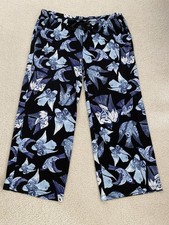 Soma XXL Cool Nights Pajama Pants : WHIMSICAL WINGS BLK MID