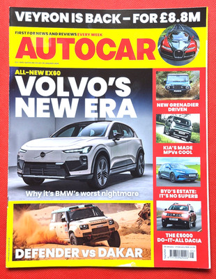 Autocar 28 Jan 2026 - FRONTLINE MGB GT v ROCKETEER MX5 V6 - DAKAR RALLY DEFENDER