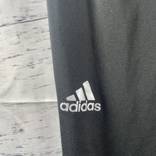 Adidas Techfit Compression Pants Mens Sz Large Climawarm Black Climalite Spandex - Picture 2 of 7