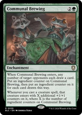 1x Communal Brewing - Commander: Bloomburrow - NM  -  MTG