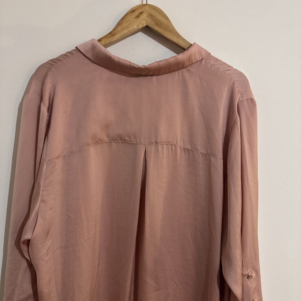 Long Single Roses City Chic Size S Women’s Top Shirt Evelyn Rose Long Sleeve Buttons ...