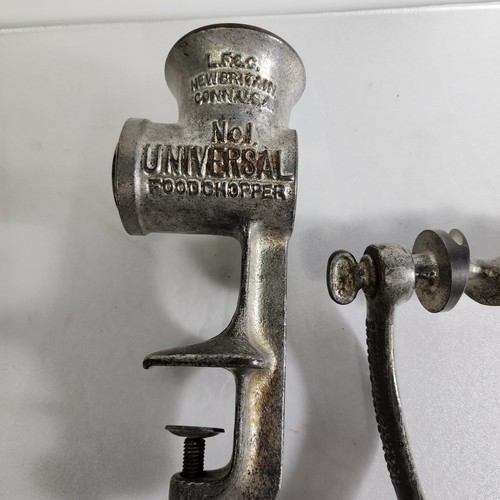 Antiker Universal Lebensmittelzerkleinerer von 1899 Nr. 1 L.F. & C. New Britain Conn - Bild 2 von 11