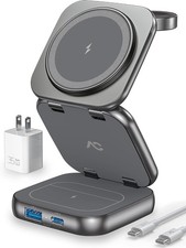 5 in 1 Wireless Charger for MagSafe iPhone Apple Watch AirPods 35W Foldable