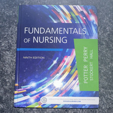 Elsevier Fundamentals of Nursing 9th Ed Hardcover 2017 Potter Perry Hall