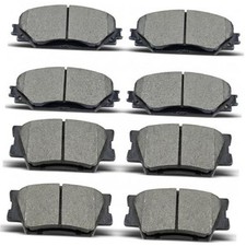 8Pcs Front Rear Ceramic Brake Pads Fit for 2010-2012 Lexus HS250h, for 2006