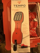 NEW TEMPO Communications TM-500 Telephone Test Set DSL-Compatible Lineman's