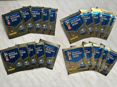 Panini World Cup Russia 2018 Gold Edition Swiss - 20x Pack Tüte WM WC 18 Sealed