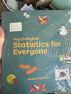 #ad Psychological Statistics for Everyone by Paperback by Hartnett Very Good $31.67