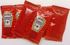 Heinz Tomato Ketchup Individual Portion Sachets 11g - Pack of 25 EXP 29/7/26