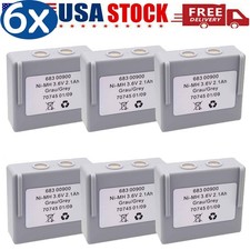   6X 2750mAh 68301000 Remote Control Ni-MH Battery For Hetronic 68300900 3.6V