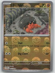 Dwebble (Poke Ball Pattern) 051/086 SV: Black Bolt Holo Common